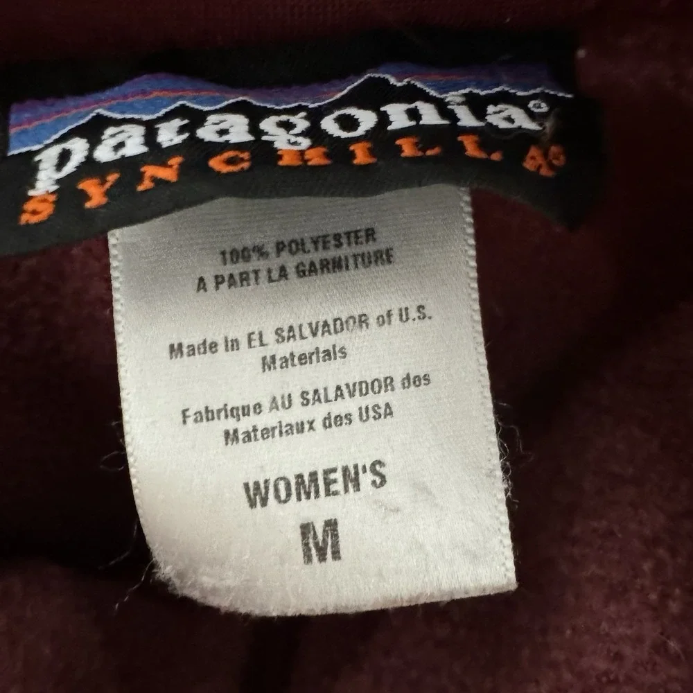 Patagonia El Cap Jacket Women's Sz M Synchilla National Geographic Logo Gorp Exp